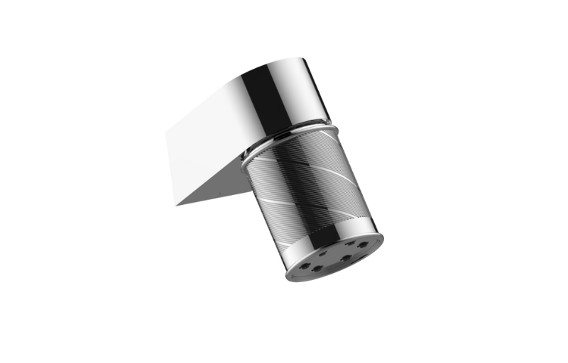 Graff G-18201WTCQ Riva Wall-Mount Traditional Oblique Knurl 6-Jet Showerhead - Parent