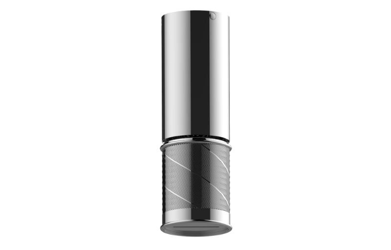 Graff G-18210CTGQ Riva Ceiling-Mount Traditional Oblique Knurl Cascade Showerhead - Parent