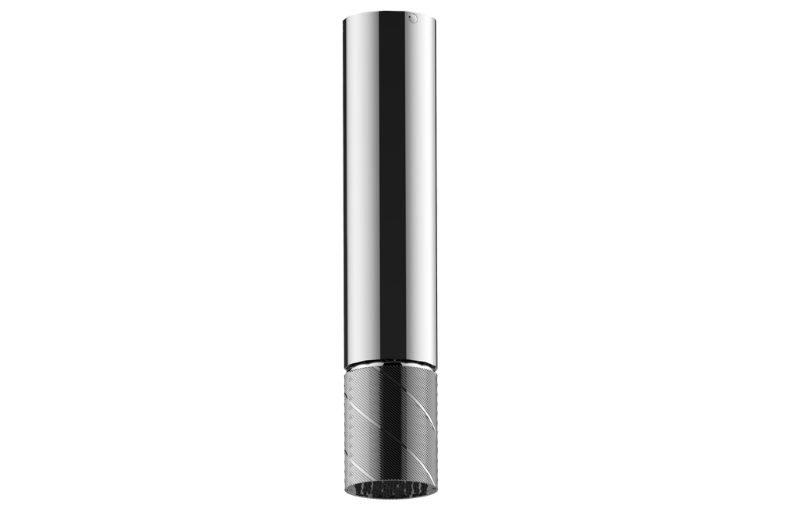 Graff G-18216CCAQ Riva Ceiling-Mount Contemporary Oblique Knurl Showerhead - Parent