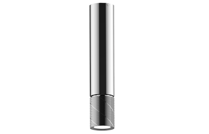 Graff G-18216CCHQ Riva Ceiling-Mount Contemporary Oblique Knurl LED Fixture-REMOTE - Parent
