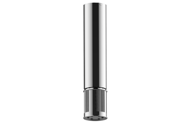 Graff G-18216CTCF Riva Ceiling-Mount Traditional Fluted Knurl 6-Jet Showerhead - Parent
