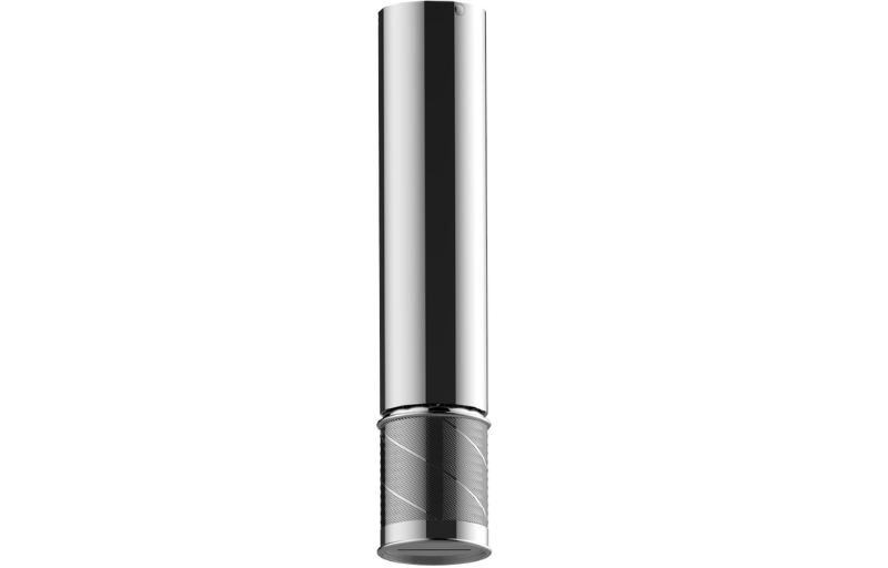 Graff G-18216CTGQ Riva Ceiling-Mount Traditional Oblique Knurl Cascade Showerhead - Parent