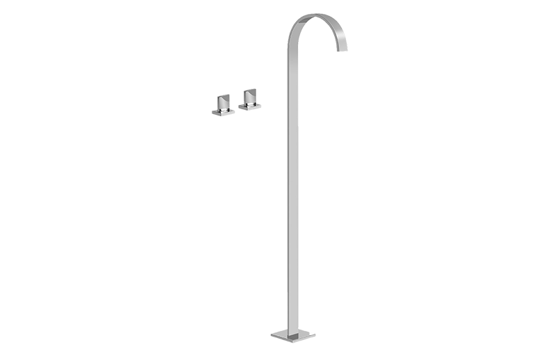 Graff G-1852-C14B Sade Floor-Mounted Tub Filler With Deck-Mounted Handles - Parent