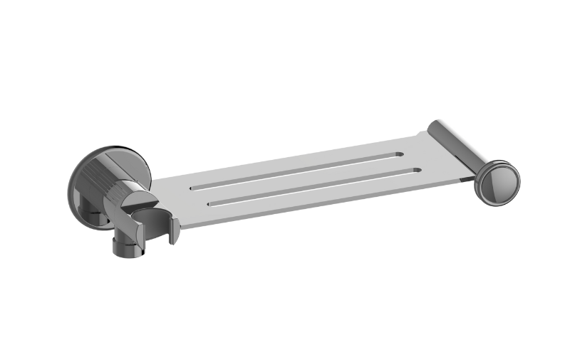 Graff G-19401TF Riva Traditional Integrated Elbow, Bracket, Shelf, and Hook Fluted Knurled - Parent