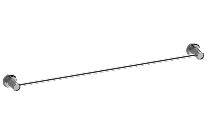 Graff G-1940TQ Riva Traditional 18" Towel Bar Oblique Knurled