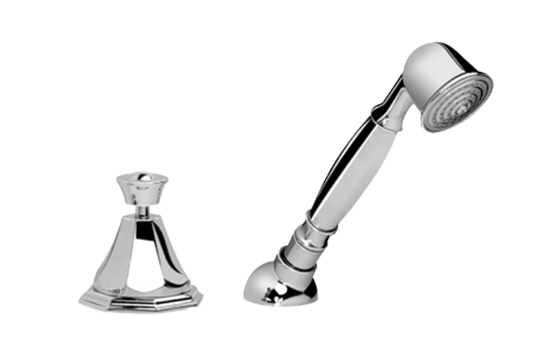 Graff G-1955-T Topaz Deck-Mounted Handshower & Diverter - Parent