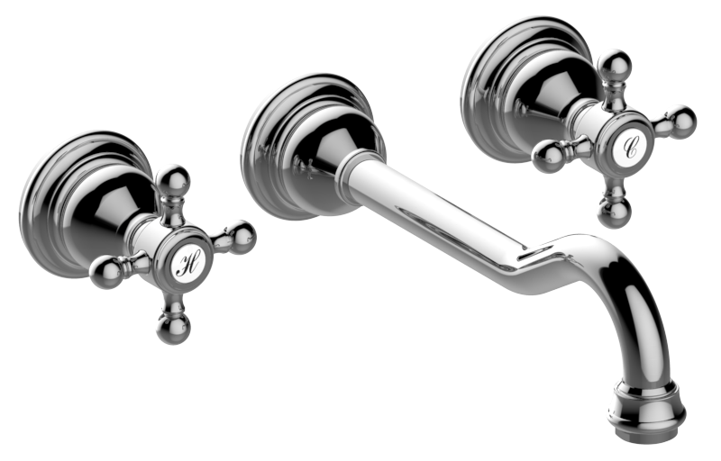 Graff G-2531-C2-T Adley Wall-Mounted Lavatory Faucet - Parent