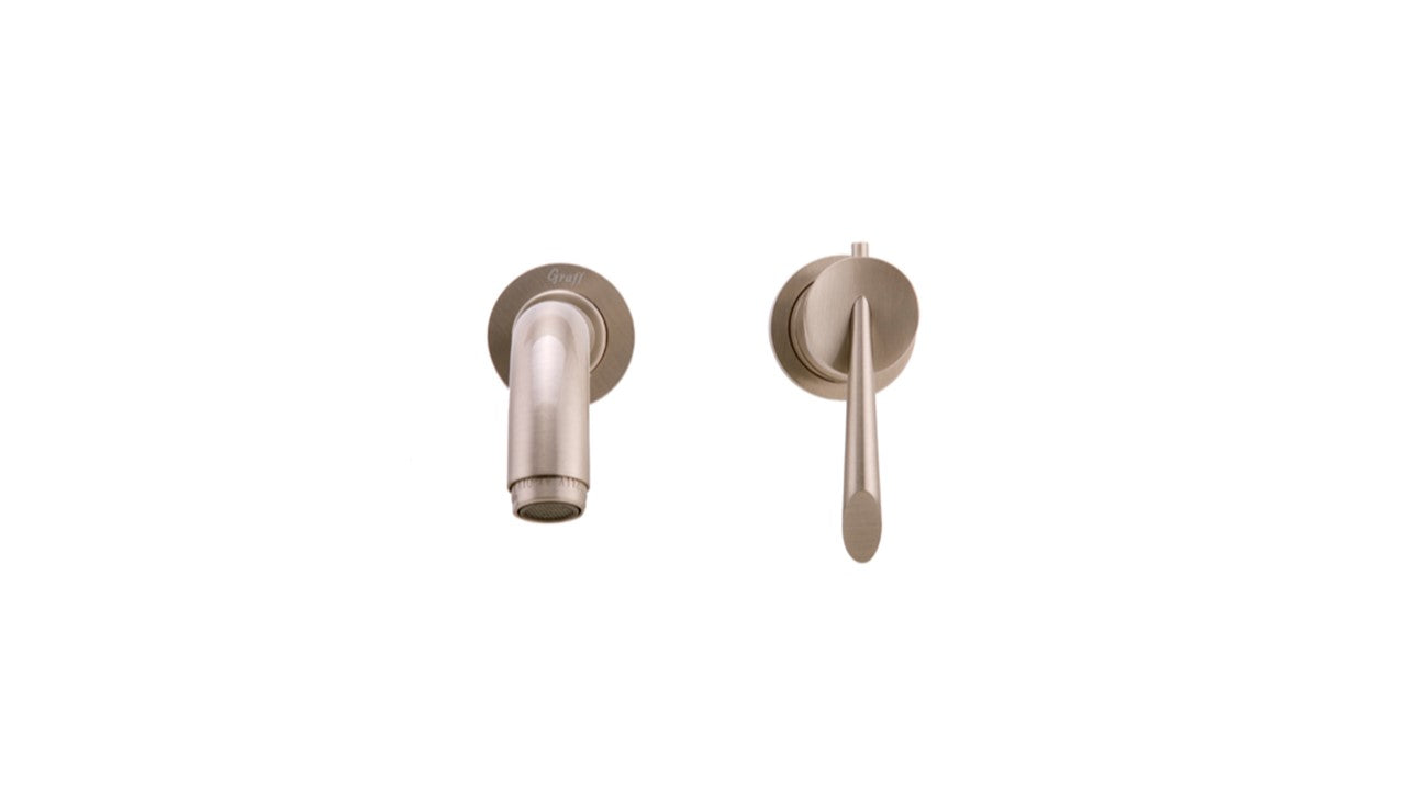 Graff G-2830-LM25W-BN Atria Wall-Mounted Lavatory Faucet