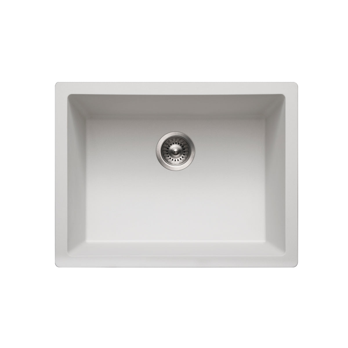 Houzer G-300U Quartztone 24 inch Cloud Granite Composite Undermount Single Bowl Kitchen Sink - Parent