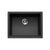 Houzer G-300U Quartztone 24 inch Cloud Granite Composite Undermount Single Bowl Kitchen Sink