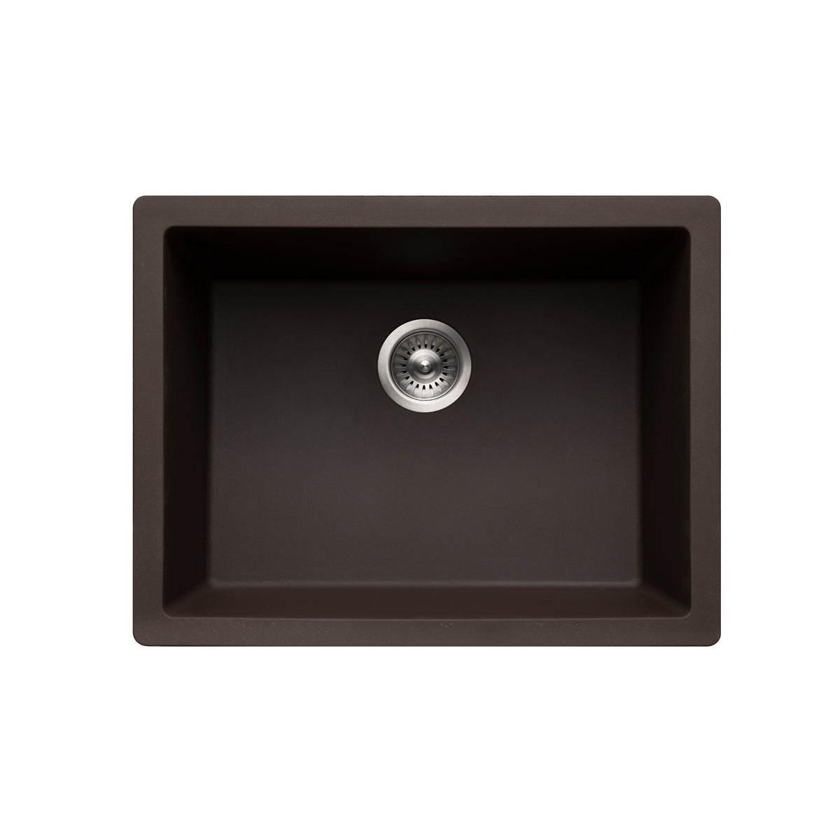 Houzer G-300U Quartztone 24 inch Cloud Granite Composite Undermount Single Bowl Kitchen Sink