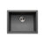 Houzer G-300U Quartztone 24 inch Cloud Granite Composite Undermount Single Bowl Kitchen Sink