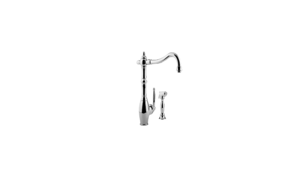 Graff G-4815-BN Corsica Single Lever Kitchen Faucet with Spray