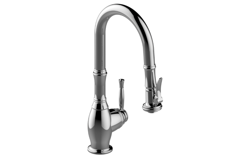 Graff G-5810-LM68K Duxbury Pull-Down Bar/Prep Faucet With Chef's Pro Sprayer - Parent