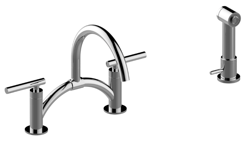 Graff G-5895-LM49 Sospiro Bridge Bar/Prep Faucet With Independent Side Spray - Parent