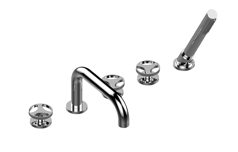 Graff G-6751-C19B Harley Roman Tub Set With Handshower - Parent