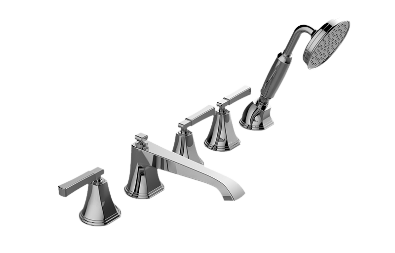 Graff G-6851-LM47B Finezza UNO Roman Tub Set With Handshower With Lever Handle - Parent