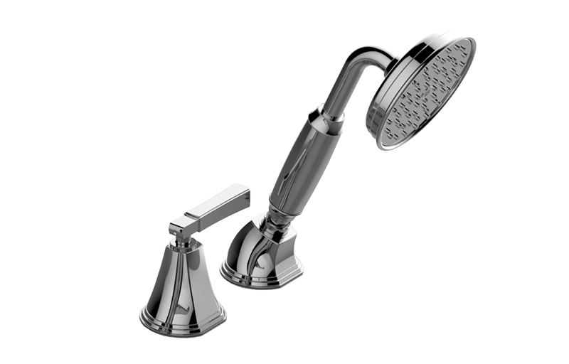 Graff G-6855-LM47B-T Finezza UNO Deck-Mounted Handshower & Diverter Set With Lever Handle - Parent