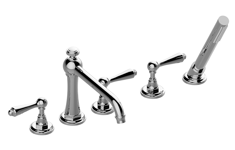 Graff G-6951-LM48B Camden Roman Tub Set With Handshower With Lever Handle - Parent