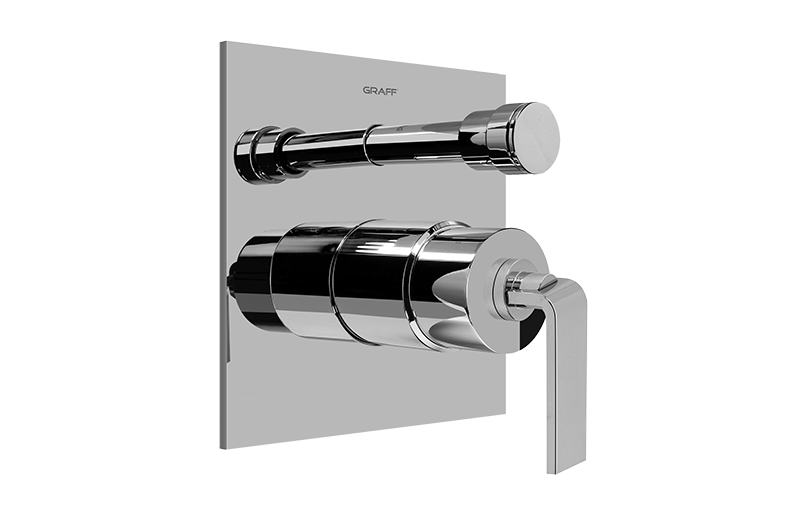 Graff G-7090-LM40S-T Immersion Pressure Balancing Valve Trim With Handle and Diverter - Parent