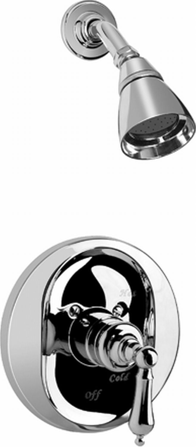 Graff G-7100-LM2-PC Atlantis Transitional Pressure Balance Shower Set Polished Chrome