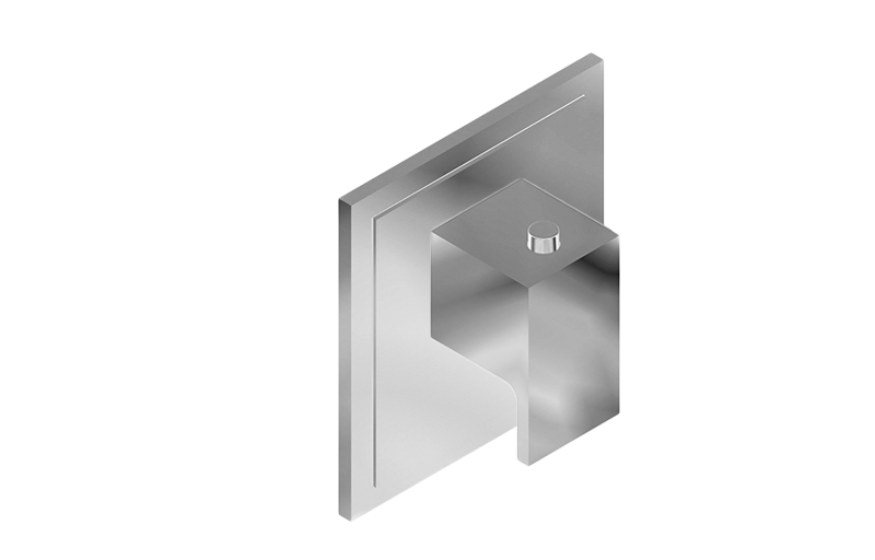 Graff G-8021-LM31E-T M-Series Transitional Square Thermostatic Trim Plate with Solar Handle - Parent