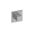 Graff G-8029S-SH1-T M-Series Transitional Square 3-Way Shared Diverter Trim Plate with Square Handle