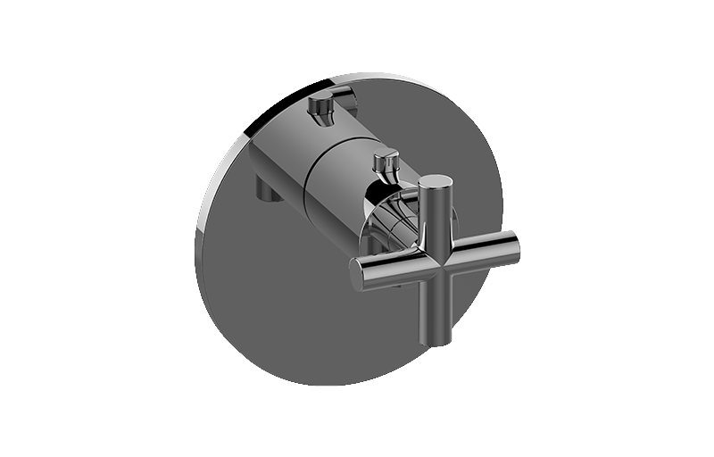 Graff G-8037-C17E-T Terra/M.E. Round M-Series Thermostatic Valve Trim Plate With Handle - Parent