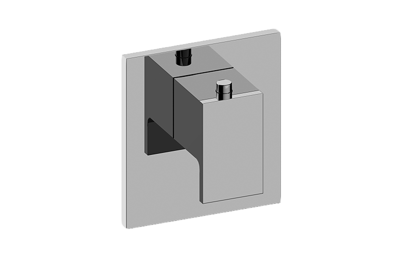 Graff G-8043-LM31E-T Solar Square M-Series Thermostatic Valve Trim Plate With Handle - Parent