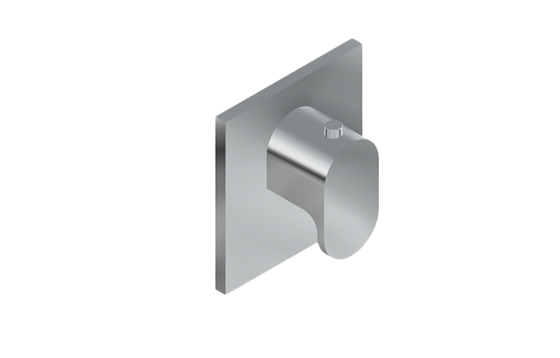 Graff G-8043-LM44E-T Ametis Square M-Series Thermostatic Valve Trim Plate With Handle - Parent