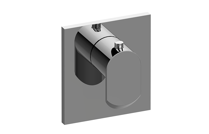 Graff G-8043-LM45E-T Phase Square M-Series Thermostatic Valve Trim Plate With Handle - Parent