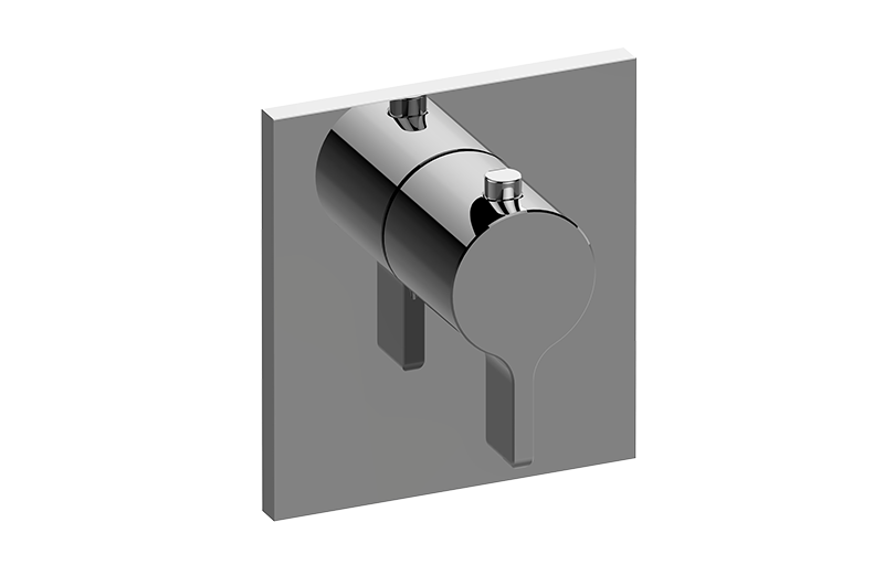 Graff G-8043-LM46E-T Terra Square M-Series Thermostatic Valve Trim Plate With Handle - Parent
