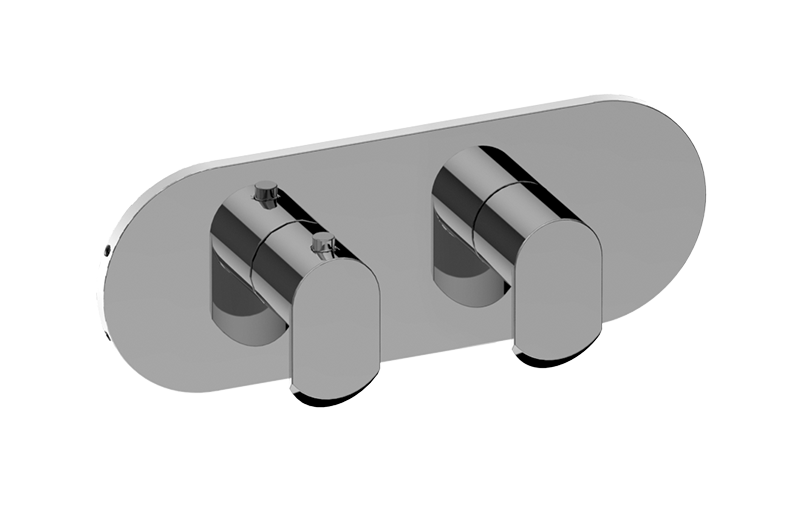 Graff G-8047H-LM45E0-T Phase Round M-Series Valve Trim With Two Handles Horizontal Orientation - Parent