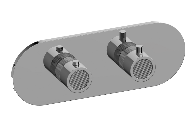 Graff G-8047H-RK0-T Cameo Round M-Series Valve Trim With Two Handles Horizontal Orientation - Parent