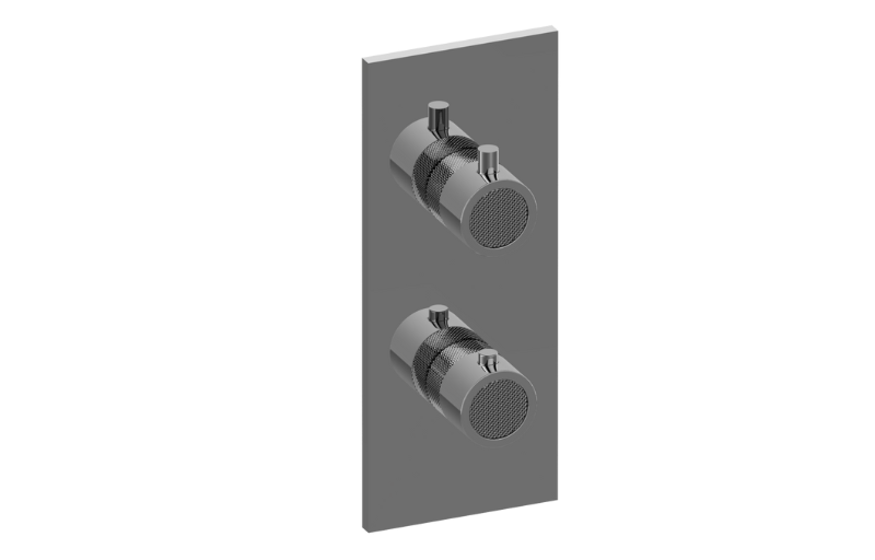 Graff G-8048-RK0-T Cameo Square M-Series Valve Trim With Two Handles - Parent