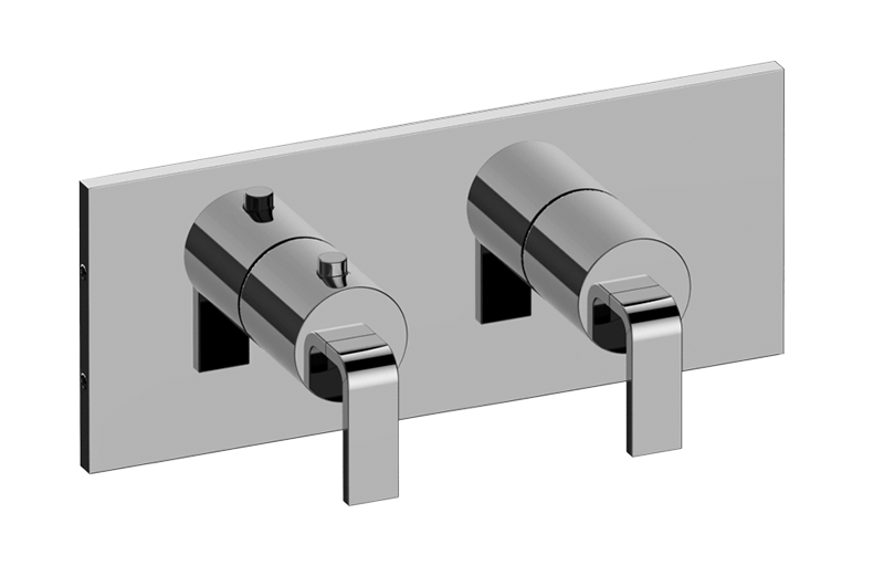 Graff G-8048H-LM40E0-T Immersion Square M-Series Valve Trim With Two Handles Horizontal Orientation - Parent