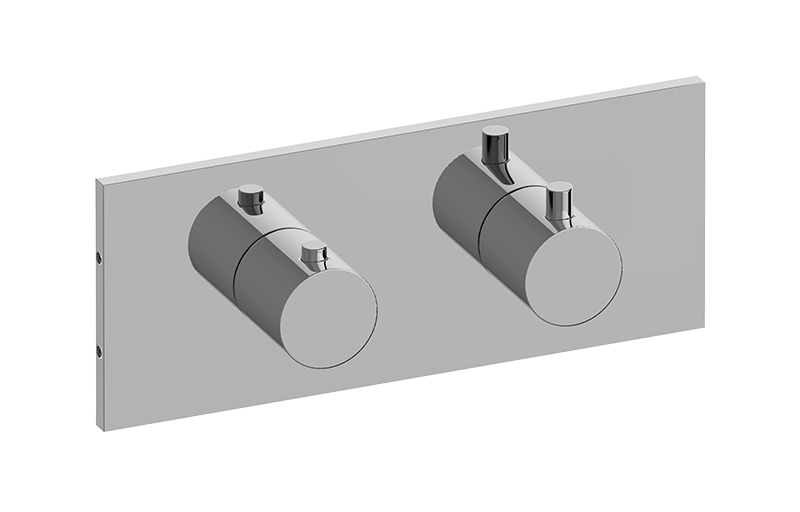 Graff G-8048H-RH0-T M.E./M.E. 25 Square M-Series Valve Trim With Two Handles Horizontal Orientation - Parent