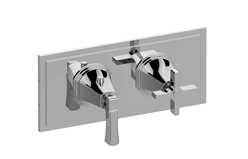 Graff G-8049H-1L1C-T Finezza UNO M-Series Valve Trim With Two Handles Horizontal Orientation - Parent