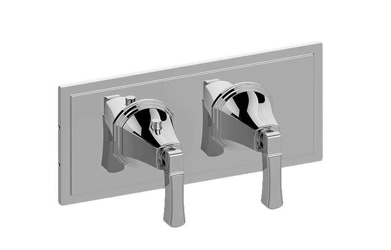 Graff G-8049H-LM47E0-T Finezza UNO M-Series Valve Trim With Two Handles Horizontal Orientation - Parent
