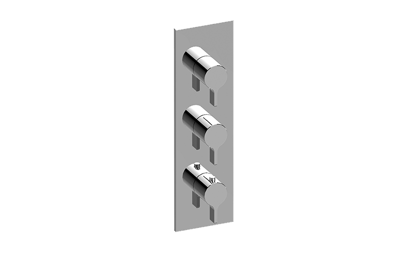 Graff G-8057-LM46E0-T Terra Square M-Series Valve Trim With Three Handles - Parent