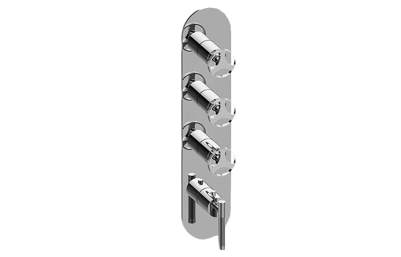 Graff G-8058-LM57C19-T Harley Round M-Series Valve Trim With Four Handles - Parent