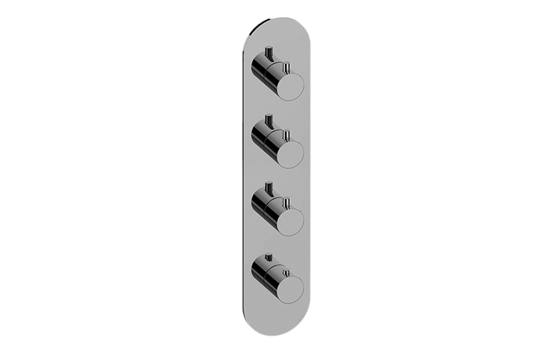 Graff G-8058-RH0-T M.E./M.E. 25 Round M-Series Valve Trim With Four Handles - Parent