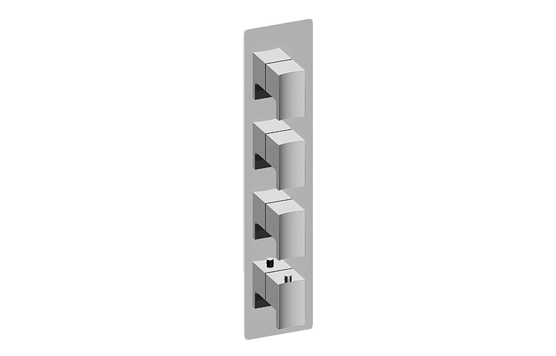 Graff G-8059-LM36E0-T Sade/Targa Square M-Series Valve Trim With Four Handles - Parent