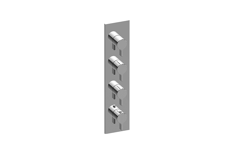 Graff G-8059-LM46E0-T Terra Square M-Series Valve Trim With Four Handles - Parent