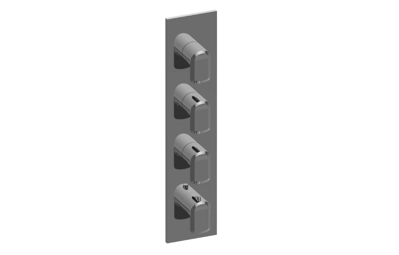 Graff G-8059-LM61E0-T Sento Square M-Series Valve Trim With Four Handles - Parent