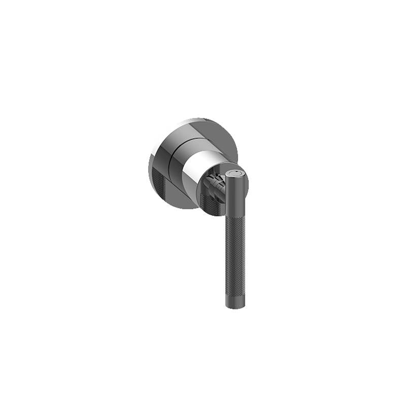 Graff G-8069S-LM57E1-T Harley Round M-Series 3-Way Shared Diverter Valve Trim With Handle