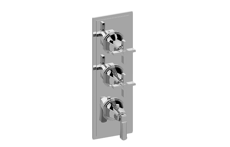Graff G-8078-1L2C-T Finezza UNO M-Series Valve Trim With Three Handles - Parent
