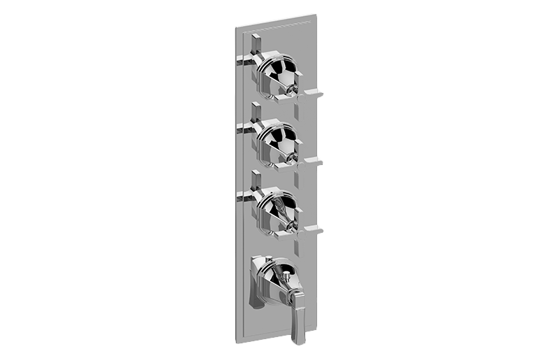 Graff G-8079-1L3C-T Finezza UNO M-Series Valve Trim With Four Handles - Parent