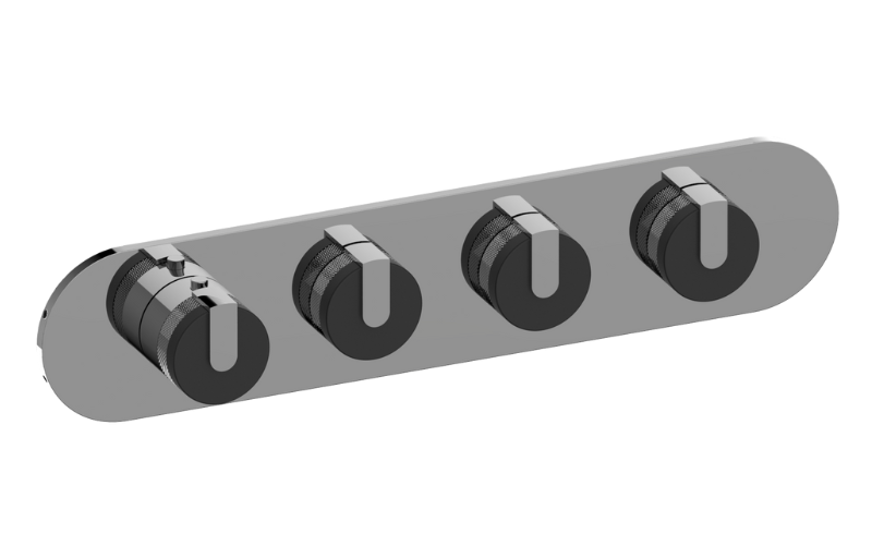 Graff G-8084H-T MOD+ M-Series Valve Trim With Four Handles Horizontal Orientation - Parent