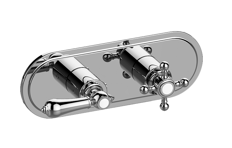 Graff G-8086H-LM34C2-T Adley Traditional M-Series Valve Trim With Two Handles Horizontal Orientation - Parent